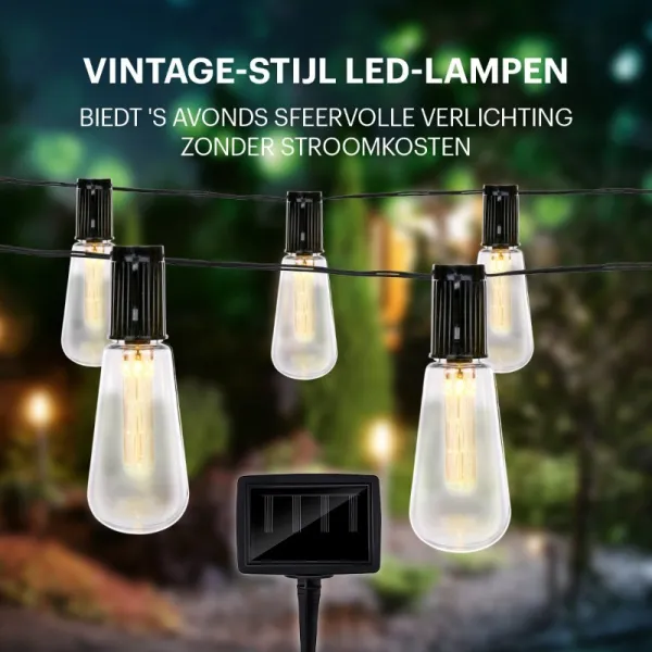 Grundig - Solar Garden LED Lights 3.35 m