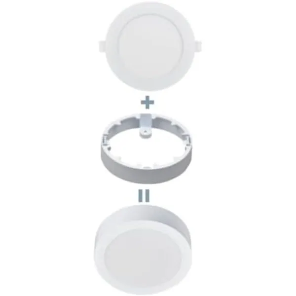 LED lamp Silver Electronics DOWNLIGHT MULTI White