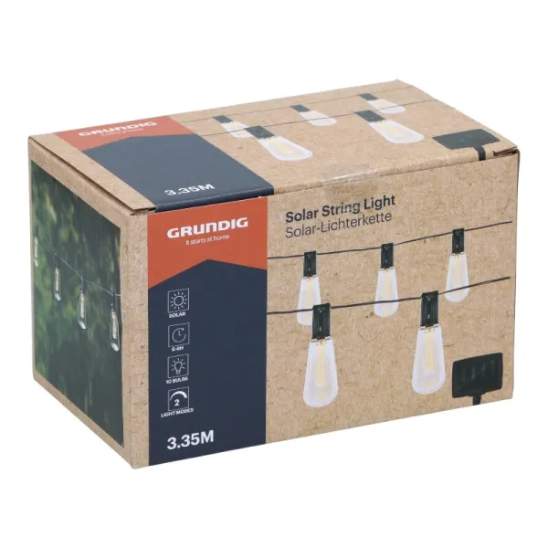 Grundig - Solar Garden LED Lights 3.35 m