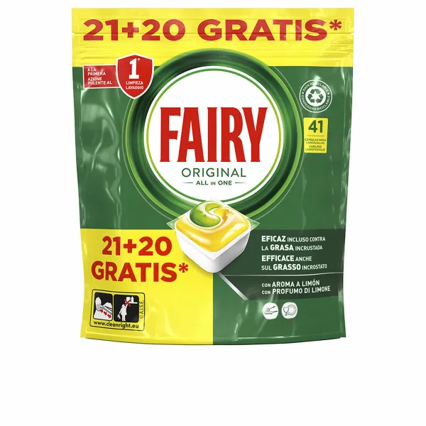Astianpesukonetabletit Fairy FAIRY TODO EN 1 LIMON