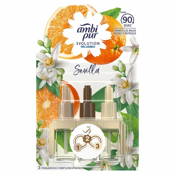 õhuvärskendaja lisatäiteid Ambi Pur 3VOLUTION Oranž 20 ml