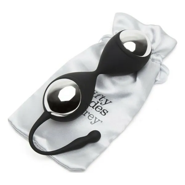 Orgasm Balls Fifty Shades of Grey Goddess Plastic Black Silver