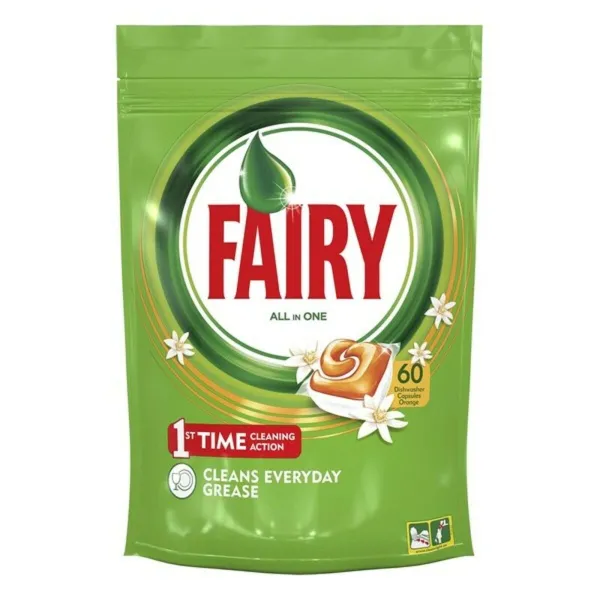 Trauku mazgājamās mašīnās tabletes All in One Fairy (60 uds)
