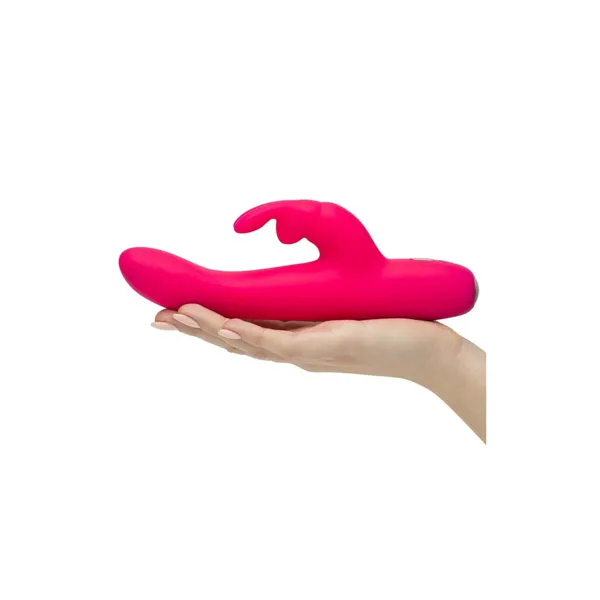 Slimline Curve Rabbit Vibrator Happy Rabbit 05855 Pink