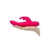 Slimline Curve Rabbit Vibrator Happy Rabbit 05855 Pink