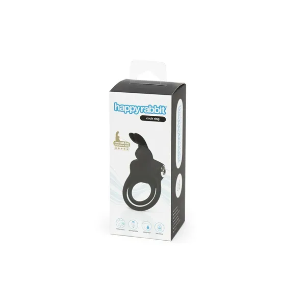 Rabbit Love Vibrating Ring Happy Rabbit 06500 Black