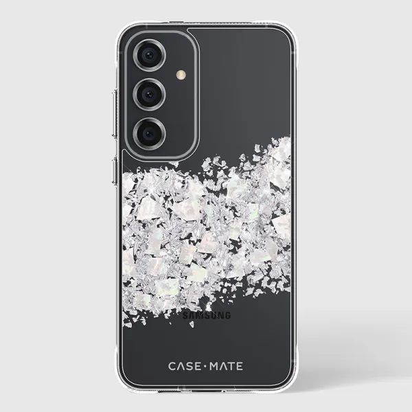 Case-Mate Karat - Samsung Galaxy S24+ case decorated with mother-of-pearl (A Touch of Pearl)