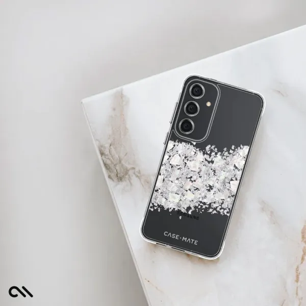 Case-Mate Karat - Samsung Galaxy S24+ case decorated with mother-of-pearl (A Touch of Pearl)