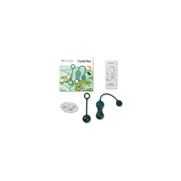 Weighted Kegel Training Kit Magic Motion Duo Green