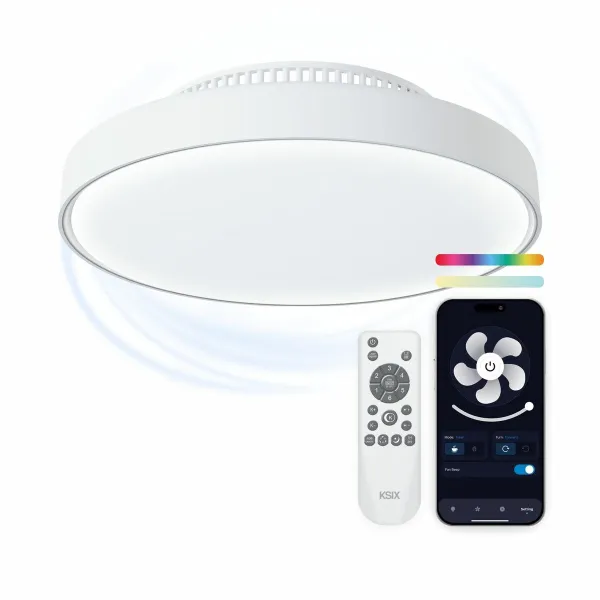 Ceiling Fan with Light KSIX Mistral 4000 Lm