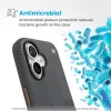 Speck Presidio2 Grip - iPhone 16 Case (Charcoal Gray / Cool Bronze / White)
