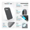 Speck Presidio2 Grip - iPhone 16 Case (Charcoal Gray / Cool Bronze / White)