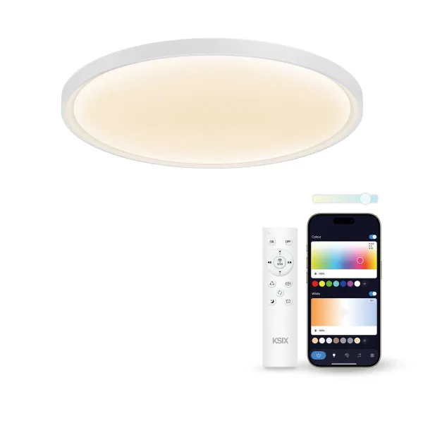 LED nuleidimo lubų šviesa KSIX SmartLED KSIX Halo 2 Balta Plastmasinis 25 W (3000k - 6500k) (6500 K)