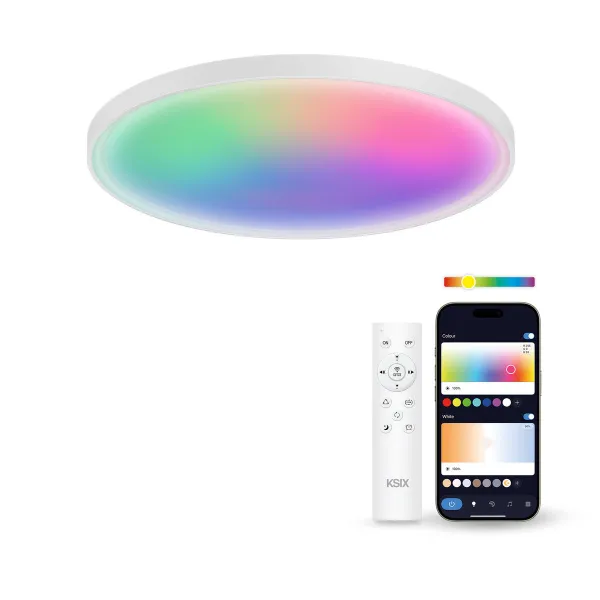 LED nuleidimo lubų šviesa KSIX SmartLED KSIX Halo 2 Balta Plastmasinis 25 W (3000k - 6500k) (6500 K)