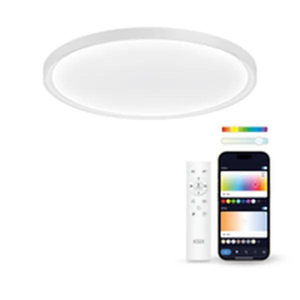 LED nuleidimo lubų šviesa KSIX SmartLED KSIX Halo 2 Balta Plastmasinis 25 W (3000k - 6500k) (6500 K)
