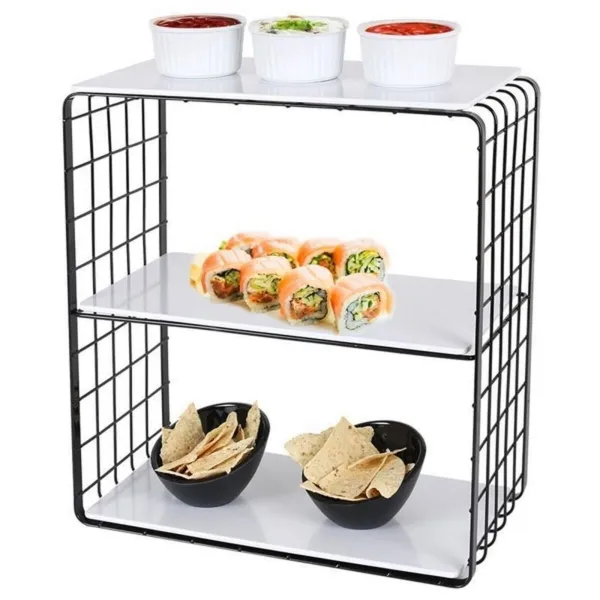 Daudzfunkcionāls Organizators Inde Melns 37 x 34 x 18 cm Pakarināšanai