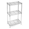 Hyllyt Confortime 3 tasoa Kromattu (60 x 30 x 120 cm)