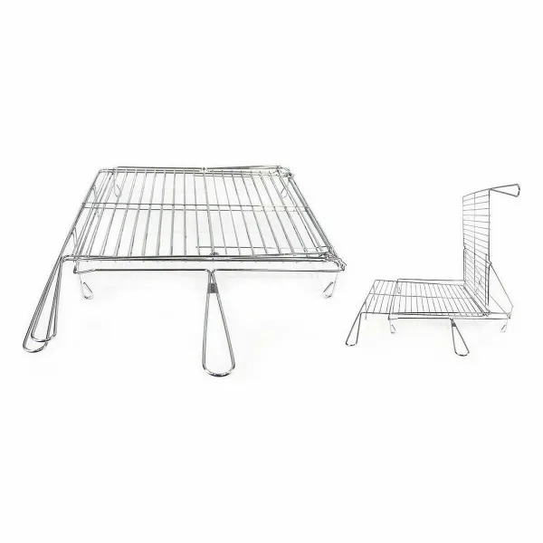 Grill Algon Kroomitud Pööratav 40 x 45 x 10 cm