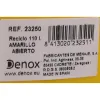 Roskakori renkailla Denox 110 L Keltainen 58 x 41 x 89 cm