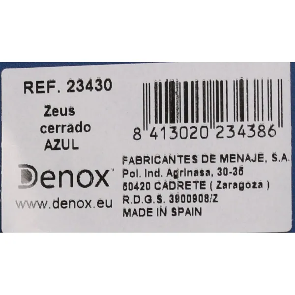 Atkārtoti Pārstrādājamo Atkritumu Tvertne Denox Zils 65 L (2 gb.)