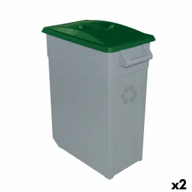 Мусорное ведро для сортировки Denox Зеленый 65 L (2 штук)