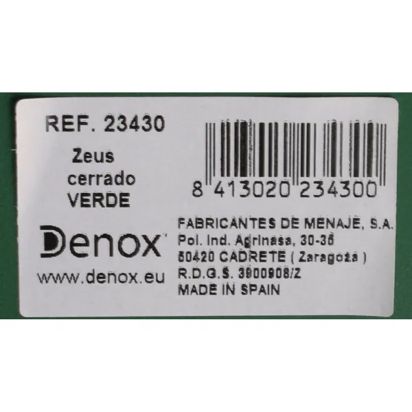 Atkārtoti Pārstrādājamo Atkritumu Tvertne Denox Zaļš 65 L (2 gb.)