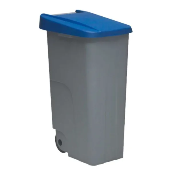 Мусорный бак с колесами Denox 85 L Синий 58 x 41 x 76 cm