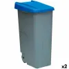Roskakori renkailla Denox 110 L Sininen 58 x 41 x 89 cm