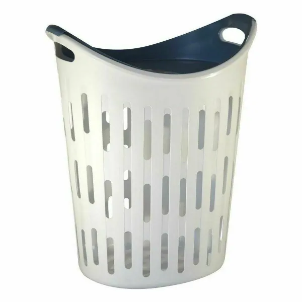 Veļas grozs Balts Paplāte 60 L (4 gb.)