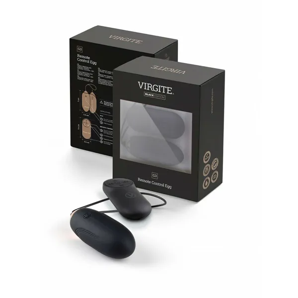 Egg Vibrator Virgite Black