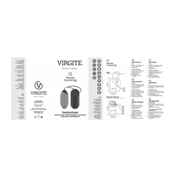 Egg Vibrator Virgite Black