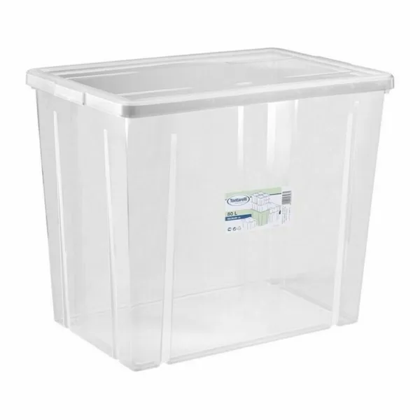 Storage Box with Lid Tontarelli Linea box 59 x 39 x 48 cm (6 Units)