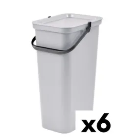 Rūšiavimo šiukšlių dėžė Tontarelli Moda 24 L Balta (6 vnt.)