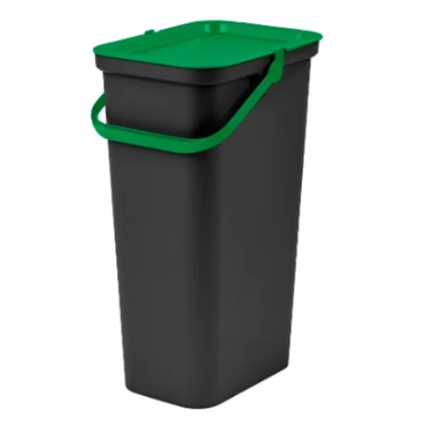 Мусорное ведро для сортировки Tontarelli Moda Зеленый 38 L (4 штук)
