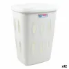 Veļas grozs Tontarelli Laundry Ar vāku 45 L Balts 41 x 33,2 x 54,5 cm (12 gb.)