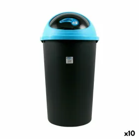 Šiukšlių dėžė Tontarelli Big hoop Mėlyna Juoda 50 L 39 x 39 x 72 cm (10 vnt.)