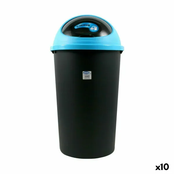 Roskakori Tontarelli Big hoop Sininen Musta 50 L 39 x 39 x 72 cm (10 osaa)
