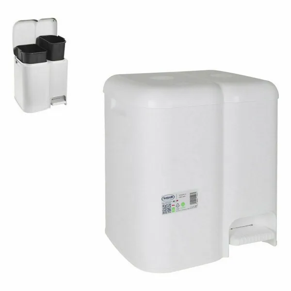 Waste bin Tontarelli Patty White (4 Units)