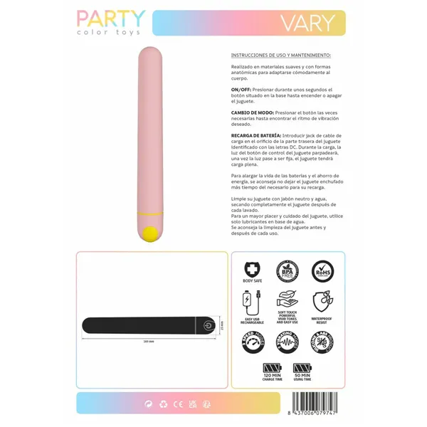 Vibrator Party Color Toys Pink