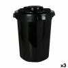 Roskakori Dem Hop Musta 70 L (3 osaa)