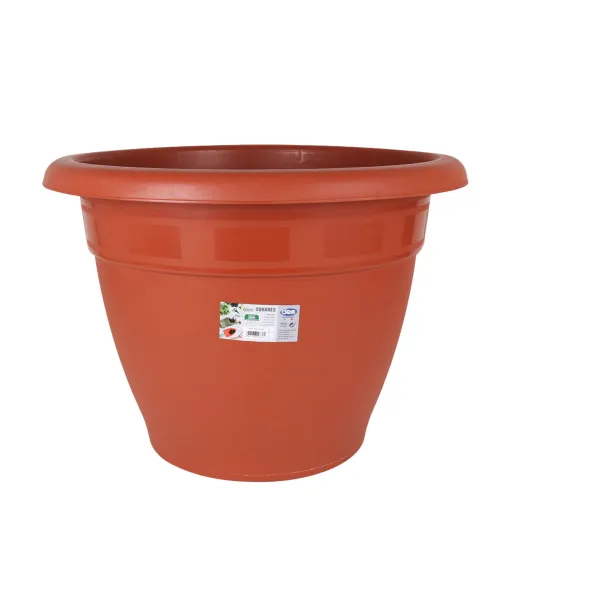 Kukkaruukku Dem Squares Muovinen Ruskea Ø 60 cm (6 osaa)