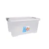 Uzglabāšanas Kaste ar Vāku Dem Kira Plastmasa Caurspīdīgs 15 L 40 x 28 x 19 cm (8 gb.)