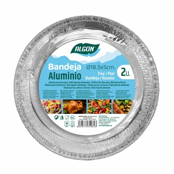 Padėklų rinkinys Algon Apskritas Višta 24 vnt.