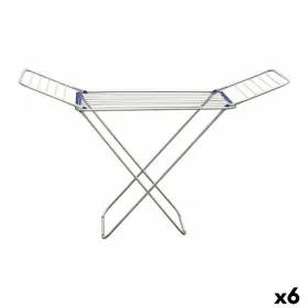 Taitettava kuivausteline Confortime Alumiini Hopeinen Sininen 175 x 55 x 110 cm (6 osaa)