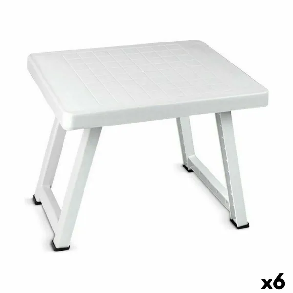 Mažas šoninis stalas Confortime Sulankstomas Plastmasinis 51 x 40 x 40 cm (6 vnt.)