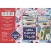 Small Side Table Confortime Foldable Plastic 51 x 40 x 40 cm (6 Units)