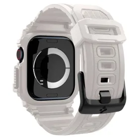 Spigen Rugged Armor Pro - Band with Case for Apple Watch 10 46 mm (Dune Beige)