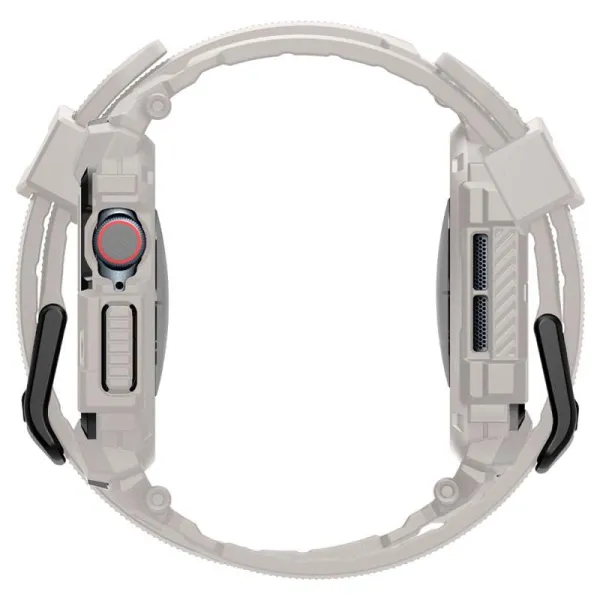 Spigen Rugged Armor Pro - Band with Case for Apple Watch 10 46 mm (Dune Beige)