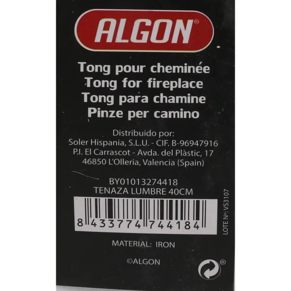 Bārbekjū Stangas Algon 40 x 10 x 1,6 cm Barbekjū (18 gb.)