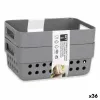 Monikäyttöinen kori Confortime 144902 12 x 7,5 x 7 cm (2 Kappaletta) (36 Osaa) (12 x 7,5 x 5 cm)